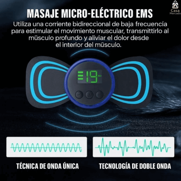 Mini Masajeador Muscular Premium - Alivio y Bienestar donde estés