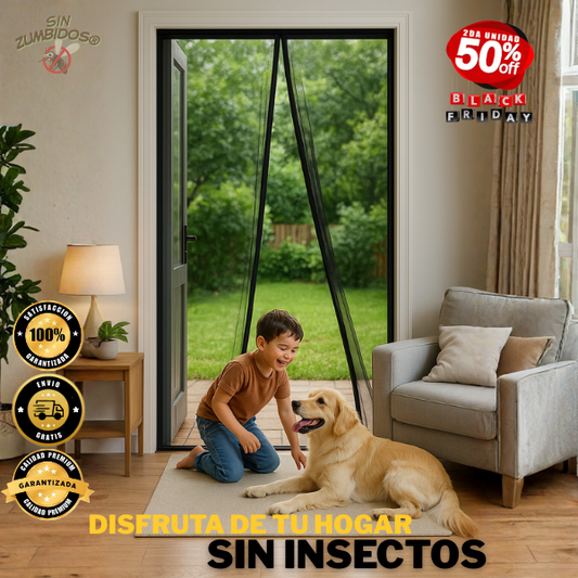 SinZumbidos® Cortina Protectora - Deja a los bichos fuera de tu hogar