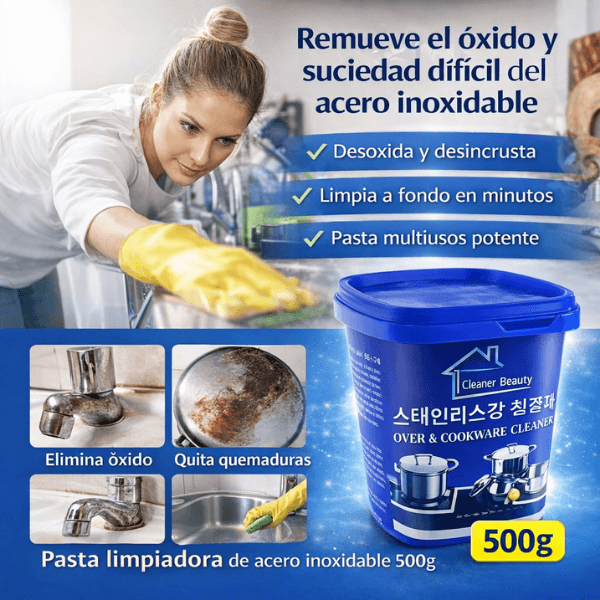 BrilloExpress® - Quita grasa y manchas difíciles en segundos (Pack 3x1)