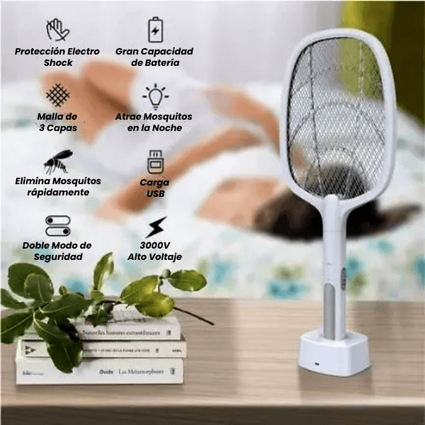 LumiZap® - Descansa sin Zumbidos y Elimina Mosquitos al Instante