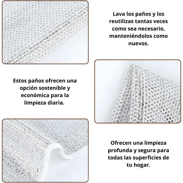 GrasaZero® - Limpieza profunda en segundos, sin rayar (5 paños)