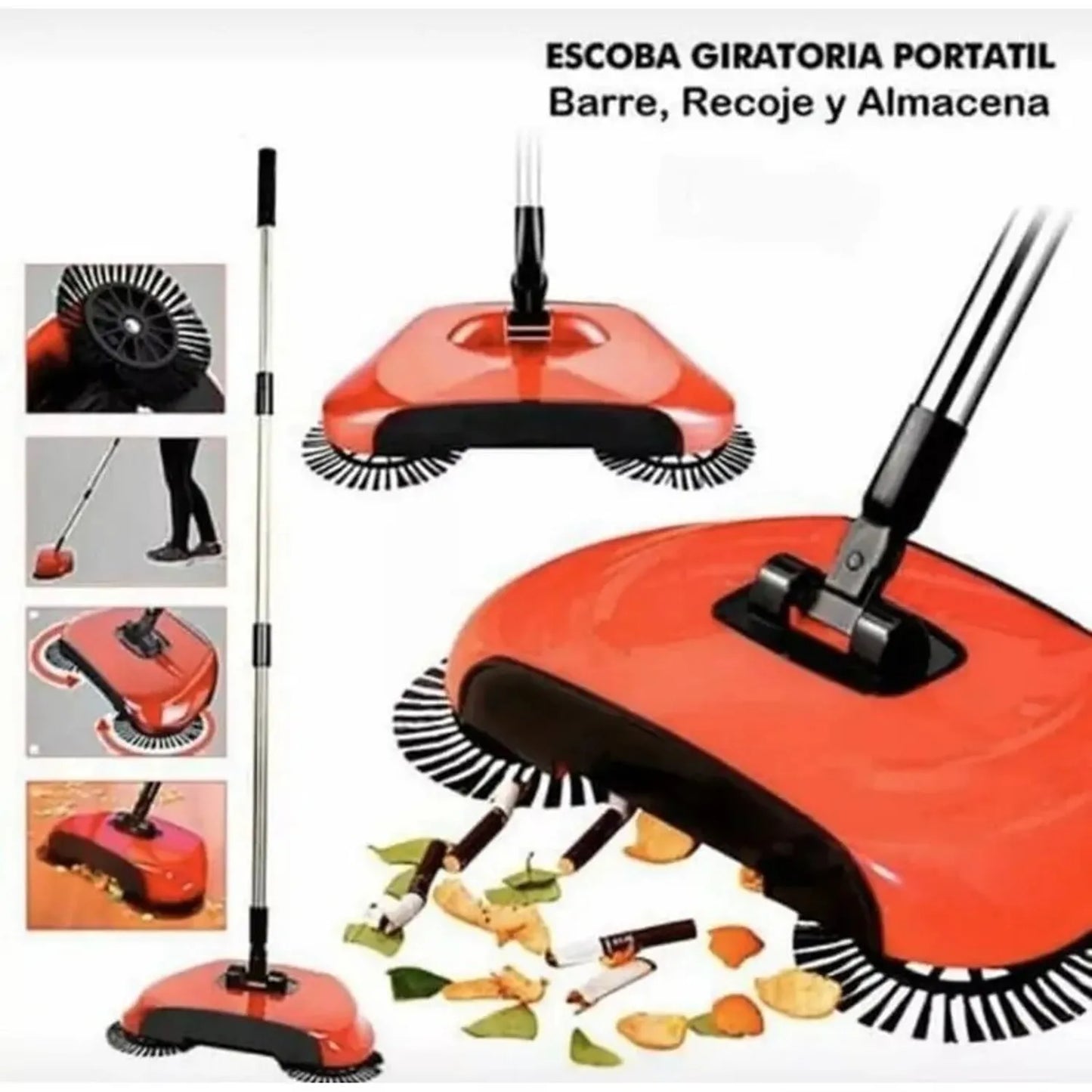 Escoba Barredora Automática 3 en 1