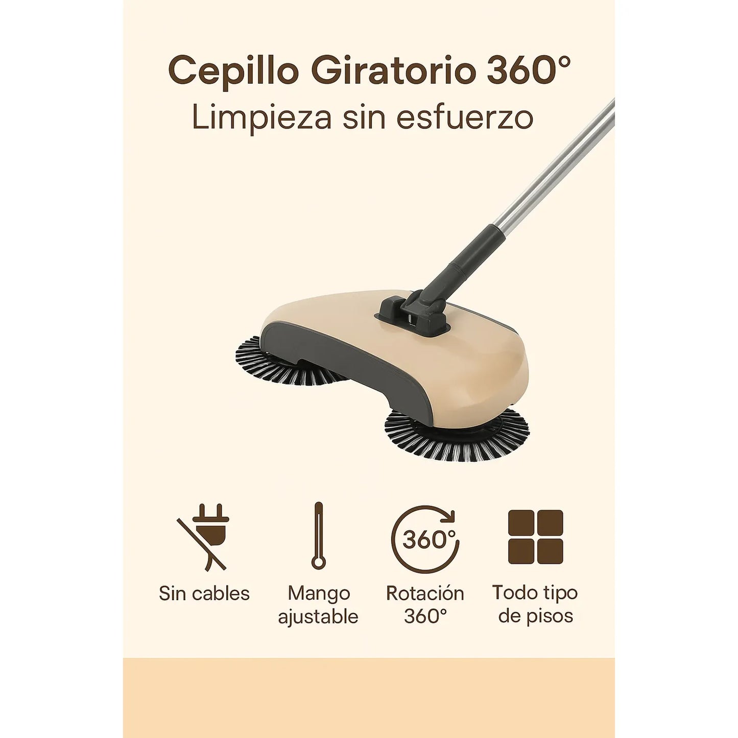 Escoba Barredora Automática 3 en 1